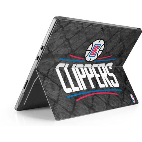NBA Los Angeles Clippers Black Rust Surface Pro 8 Skin
